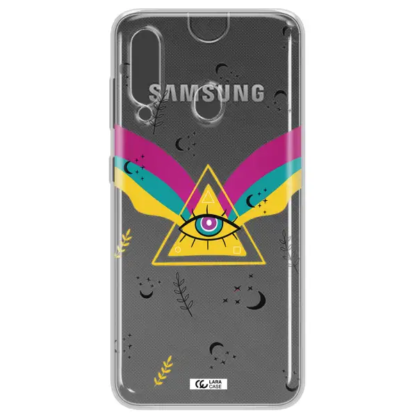 One-Eyed Pyramid Samsung A60 Clear TPU Case