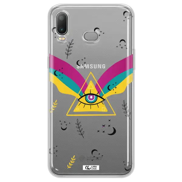One-Eyed Pyramid Samsung A6S Clear TPU Case