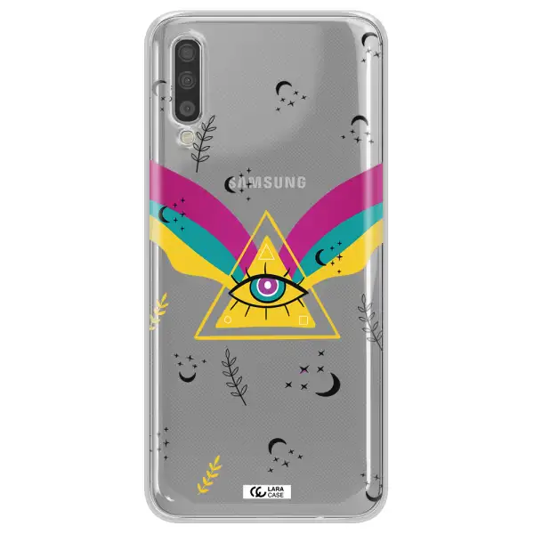 One-Eyed Pyramid Samsung A70 Clear TPU Case