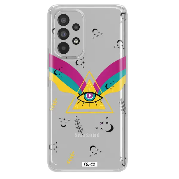 One-Eyed Pyramid Samsung A73 Clear TPU Case