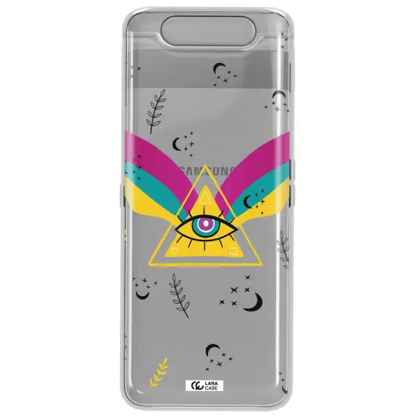 One-Eyed Pyramid Samsung A80 Clear TPU Case