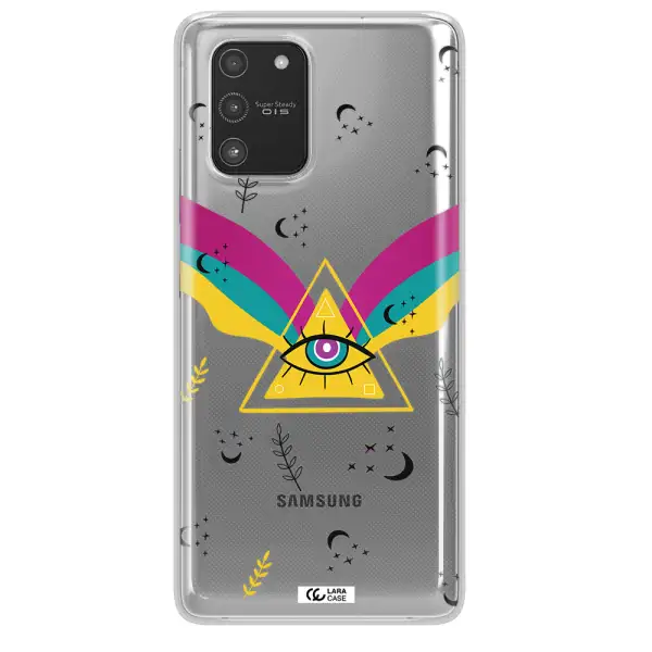 One-Eyed Pyramid Samsung A91 Clear TPU Case