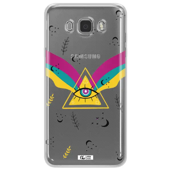 One-Eyed Pyramid Samsung J7 2016 Clear TPU Case