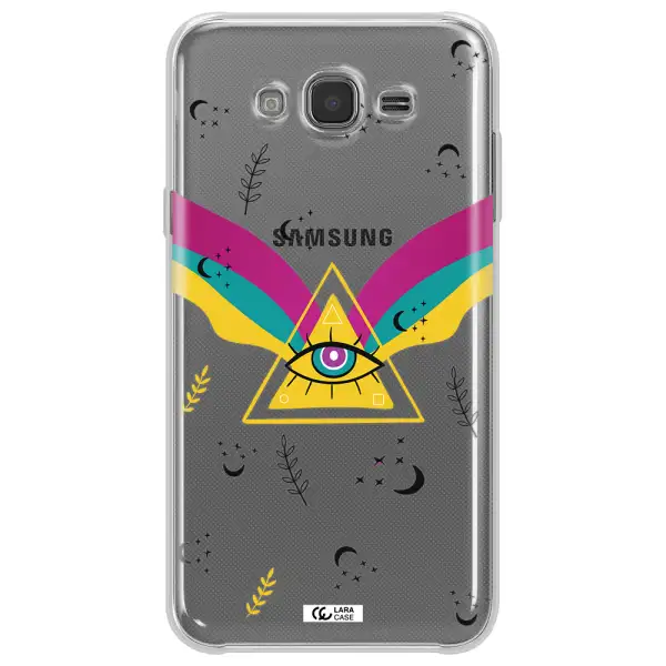 One-Eyed Pyramid Samsung J7 Clear TPU Case