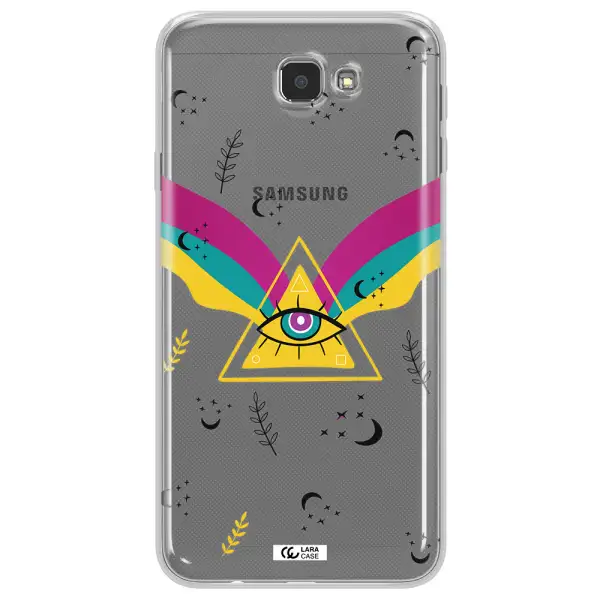 One-Eyed Pyramid Samsung J7 Prim Clear TPU Case