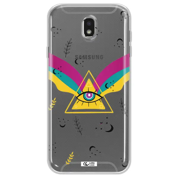One-Eyed Pyramid Samsung J7 Pro Clear TPU Case