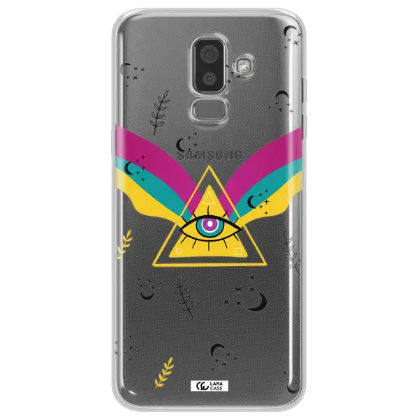 One-Eyed Pyramid Samsung J8 Clear TPU Case