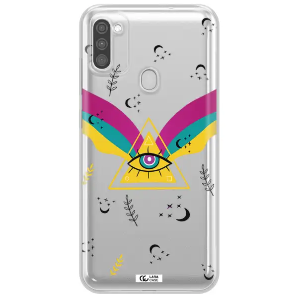 One-Eyed Pyramid Samsung M11 Clear TPU Case