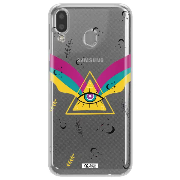 One-Eyed Pyramid Samsung M20 Clear TPU Case