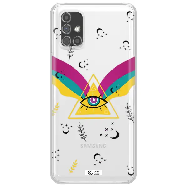 One-Eyed Pyramid Samsung M31S Clear TPU Case