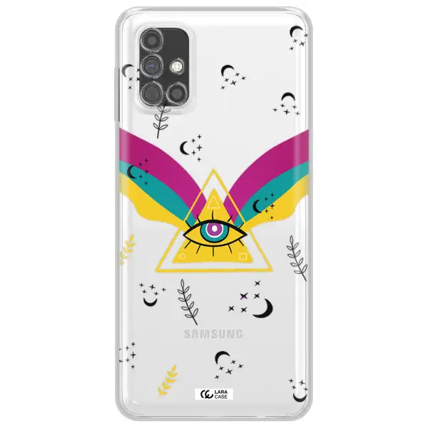 One-Eyed Pyramid Samsung M51 Clear TPU Case