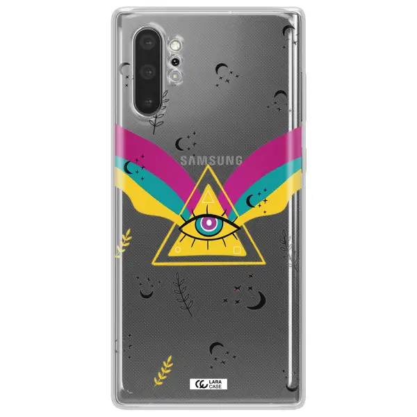 One-Eyed Pyramid Samsung Note 10 Plus Clear TPU Case