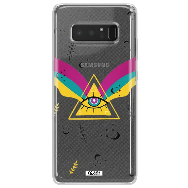 One-Eyed Pyramid Samsung Note 8 Clear TPU Case