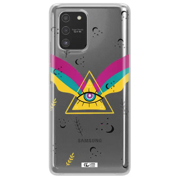 One-Eyed Pyramid Samsung S10 Lite Clear TPU Case