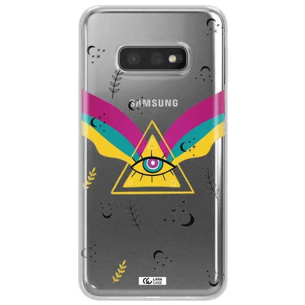 One-Eyed Pyramid Samsung S10e Clear TPU Case