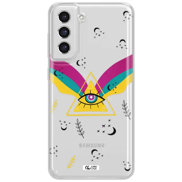 One-Eyed Pyramid Samsung S21 Fe Clear Tpu Case