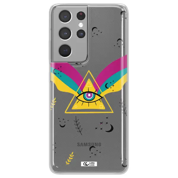 One-Eyed Pyramid Samsung S21 Ultra Clear TPU Case