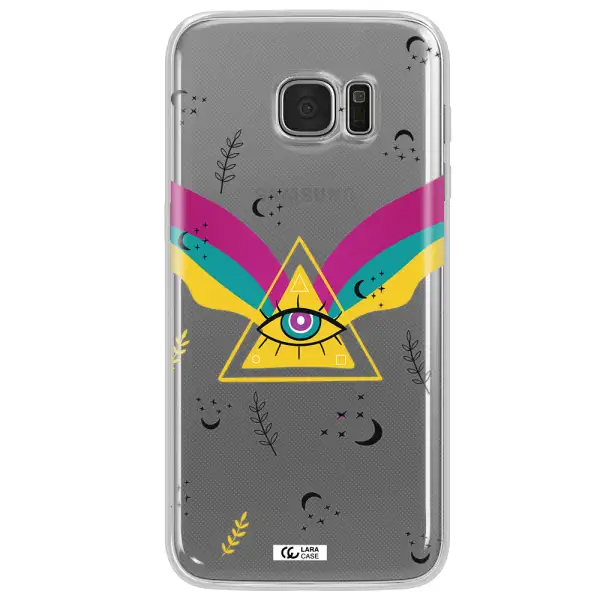 One-Eyed Pyramid Samsung S7 Edge Clear TPU Case