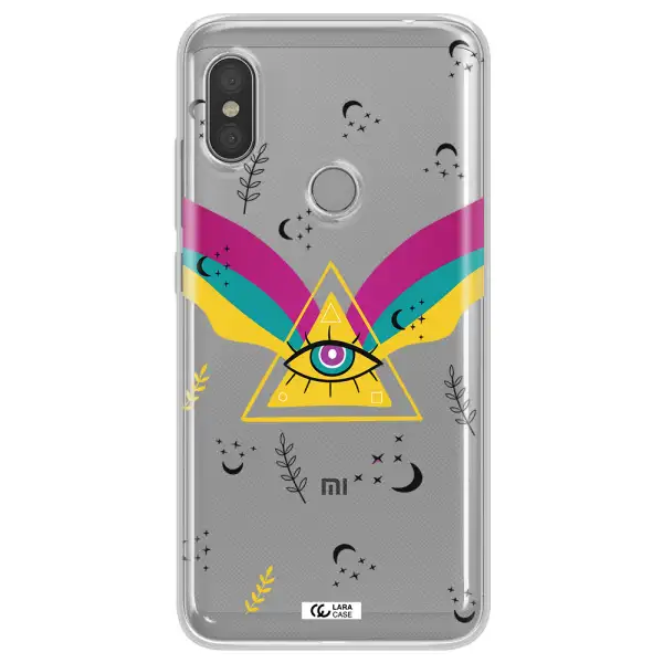 One-Eyed Pyramid Xiaomi Redmi Note 6 Pro Clear TPU Case