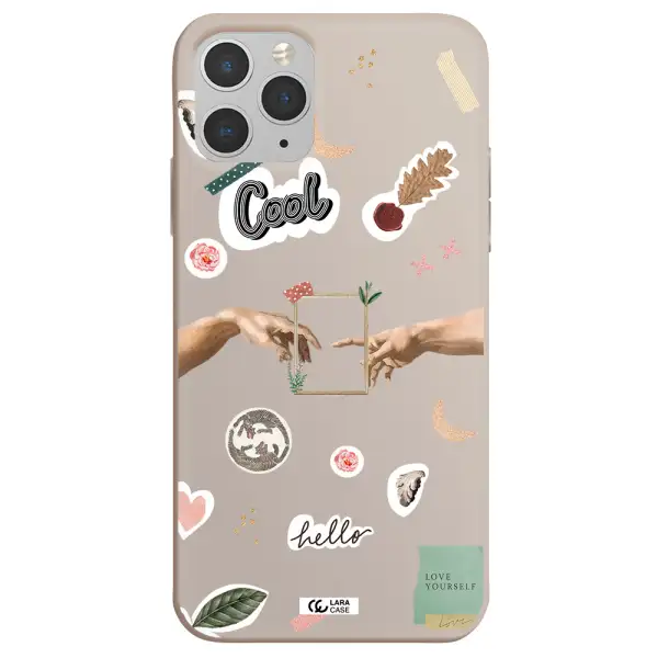 Creation Of Adam Apple iPhone 11 pro max Silicone Stone Case