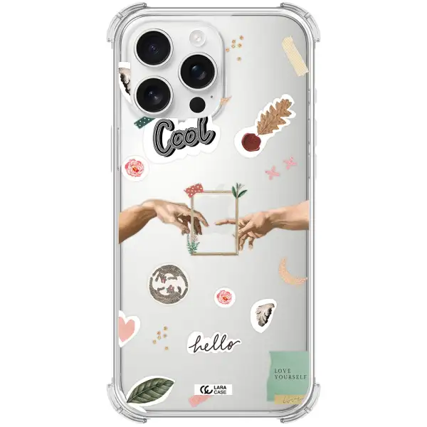 Creation Of Adam Apple Iphone 16 Pro Max Clear Pc Case