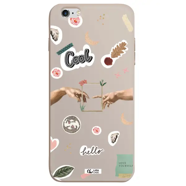 Creation Of Adam Apple iPhone 6 plus Silicone Stone Case