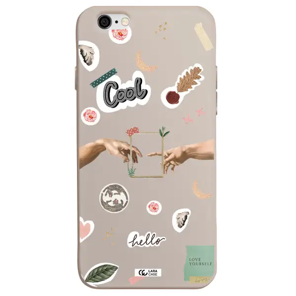 Creation Of Adam Apple iPhone 6 Silicone Stone Case
