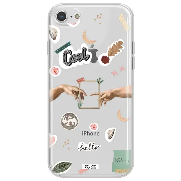 Creation Of Adam Apple iPhone 7 Clear TPU Case