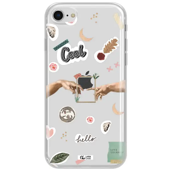 Creation Of Adam Apple Iphone Se 2020 Clear Tpu Case