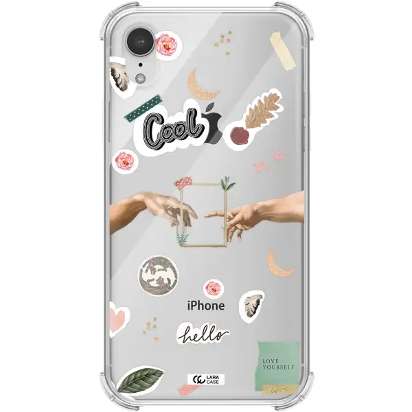 Creation Of Adam Apple iPhone XR Clear PC Case