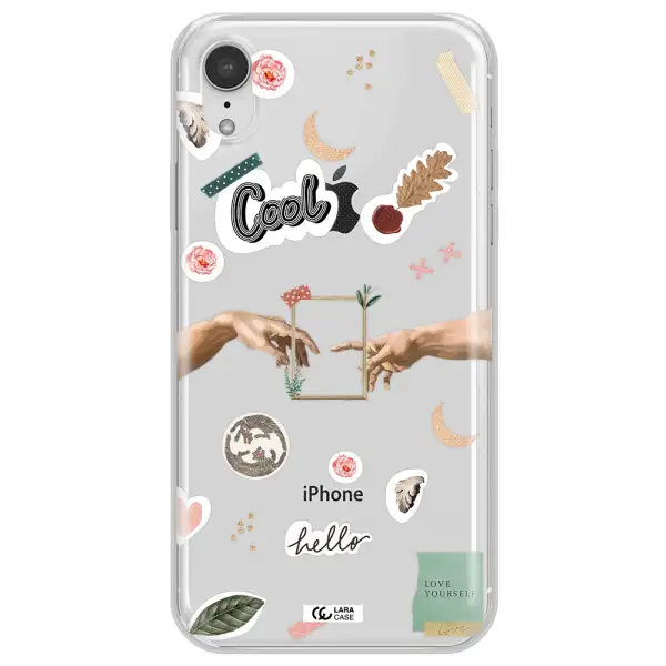 Creation Of Adam Apple iPhone XR Clear TPU Case