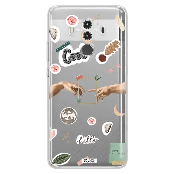 Creation Of Adam Huawei Mate 10 Clear TPU Case