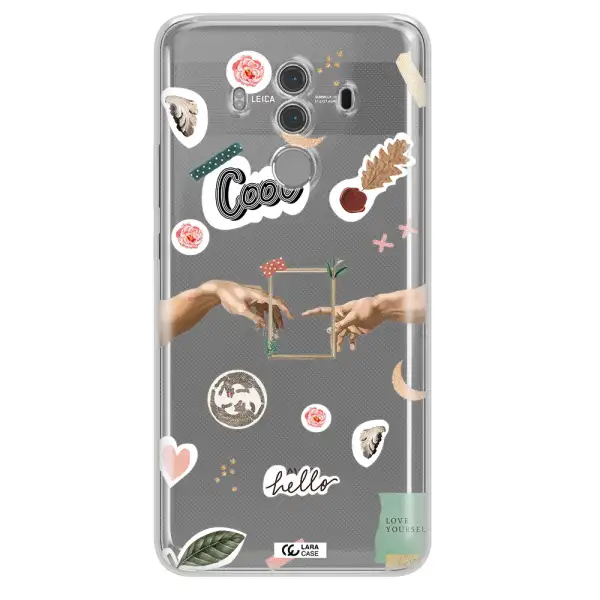Creation Of Adam Huawei Mate 10 Pro Clear TPU Case