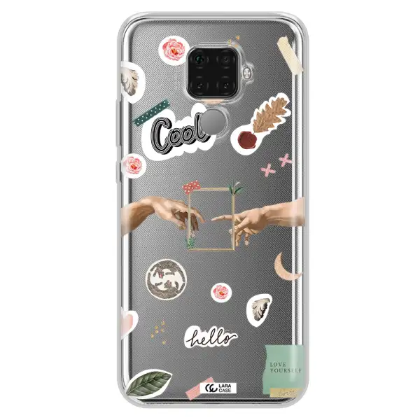 Creation Of Adam Huawei Mate 30 Lite Clear TPU Case
