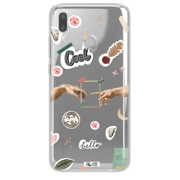 Creation Of Adam Huawei P Smart 2019 Clear TPU Case