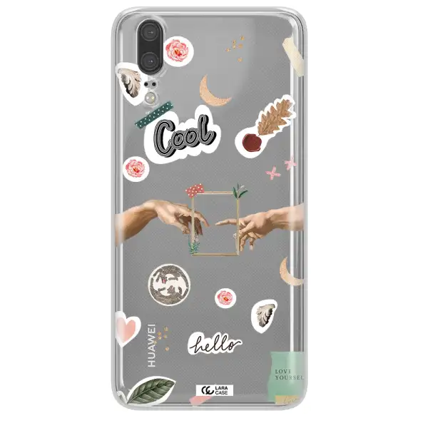 Creation Of Adam Huawei P20 Clear TPU Case
