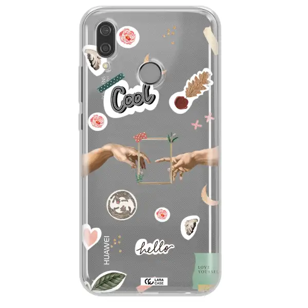 Creation Of Adam Huawei P20 Lite Clear TPU Case
