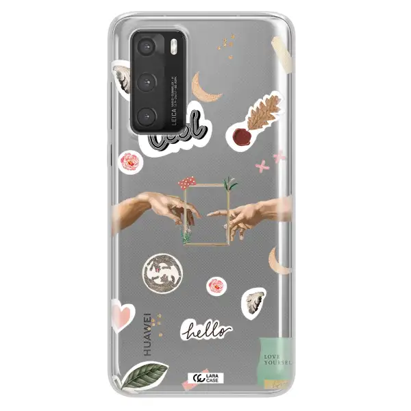 Creation Of Adam Huawei P40 Clear TPU Case