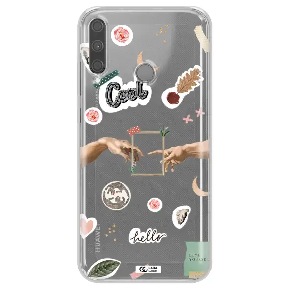 Creation Of Adam Huawei P40 Lite E Clear TPU Case