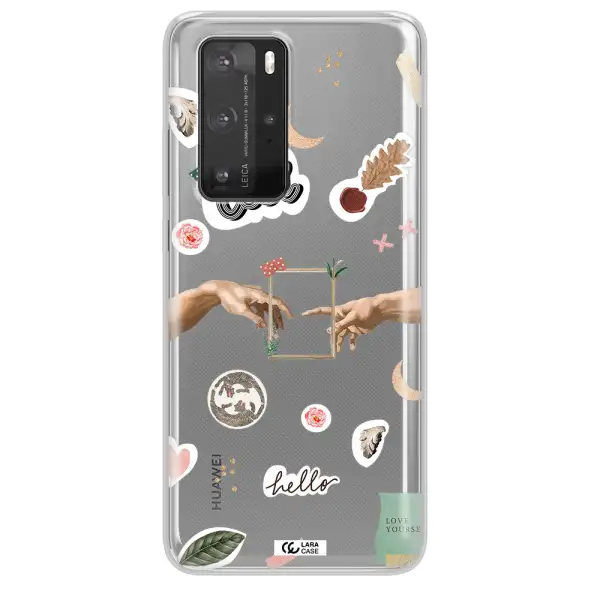 Creation Of Adam Huawei P40 Pro Clear TPU Case