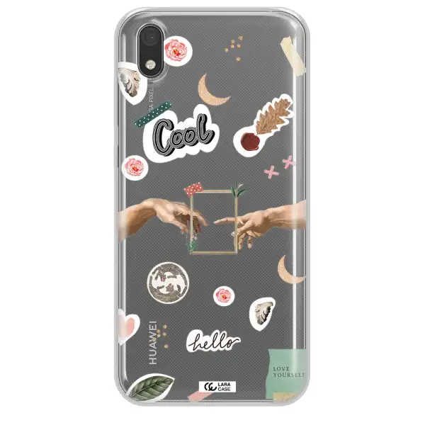 Creation Of Adam Huawei Y5 2019 Clear TPU Case