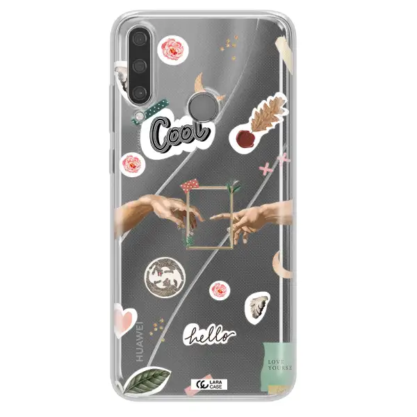 Creation Of Adam Huawei Y6P Clear TPU Case