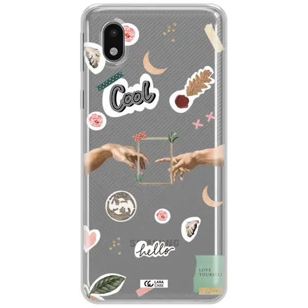 Creation Of Adam Samsung A01 Core Clear Tpu Case