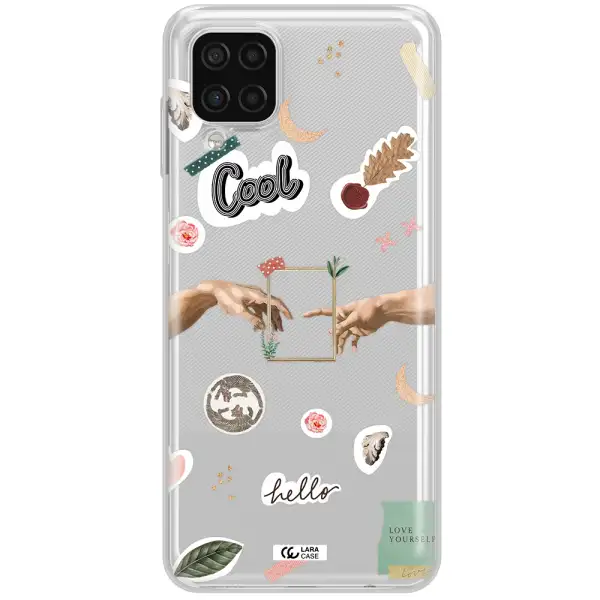 Creation Of Adam Samsung A12 4g Clear TPU Case