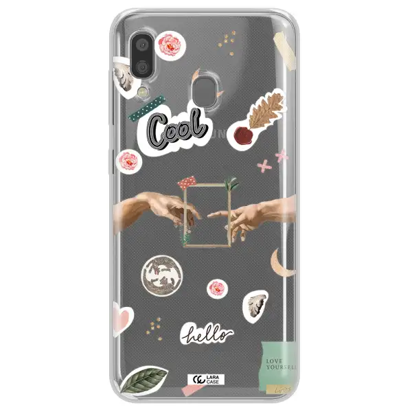Creation Of Adam Samsung A20 Clear TPU Case