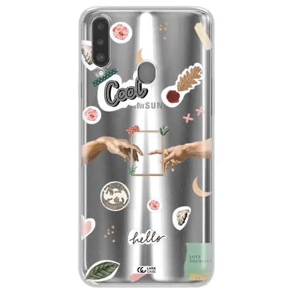 Creation Of Adam Samsung A20S Clear TPU Case