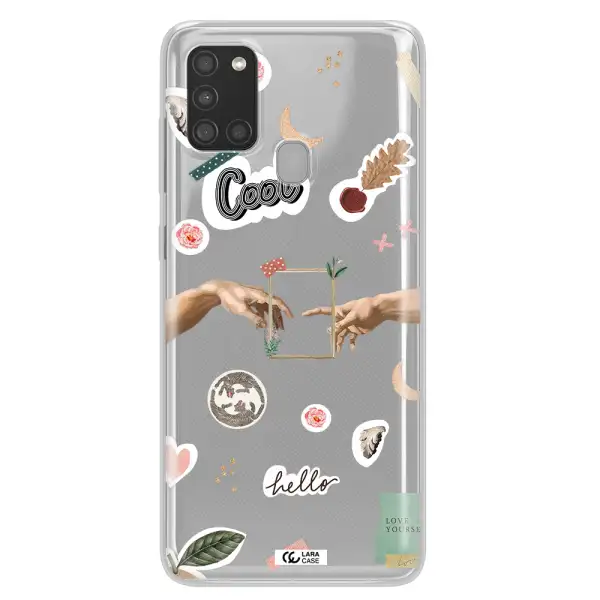 Creation Of Adam Samsung A21S Clear TPU Case