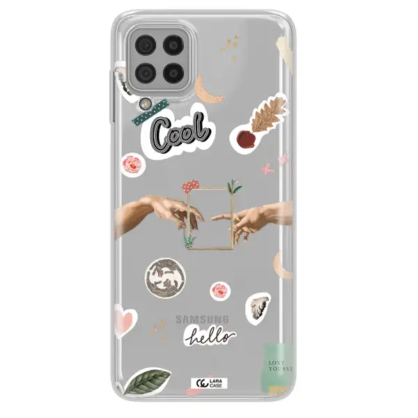 Creation Of Adam Samsung A22 4g Clear TPU Case