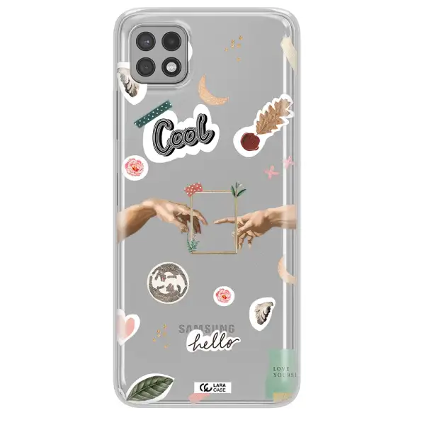 Creation Of Adam Samsung A22 5g Clear TPU Case