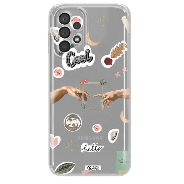 Creation Of Adam Samsung A23 5G Clear Tpu Case